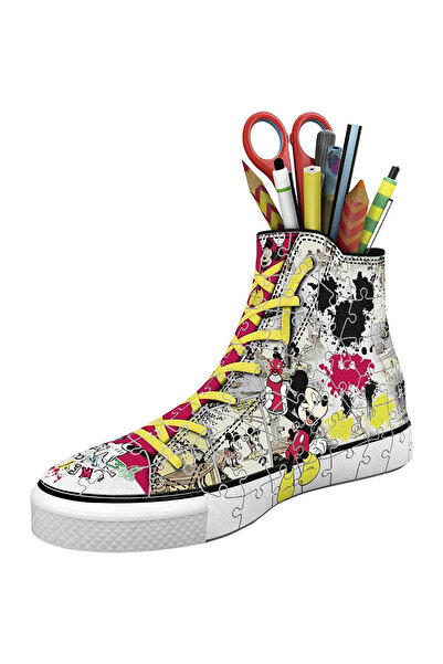 RAVENSBURGER Puzzle 3D Suport Pixuri Sneaker Mickey, 108 Piese