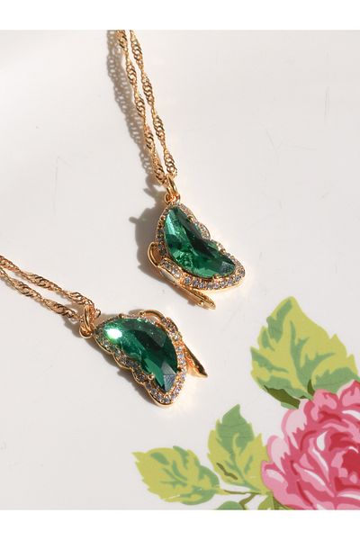 Reorah Collection Green Magnet Dating Necklace Dreamy