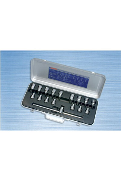 İzeltaş İzeltaş Lokmalı Allen Uç Ve Star (Torx) Uç Takımı 1/2" 17 Li