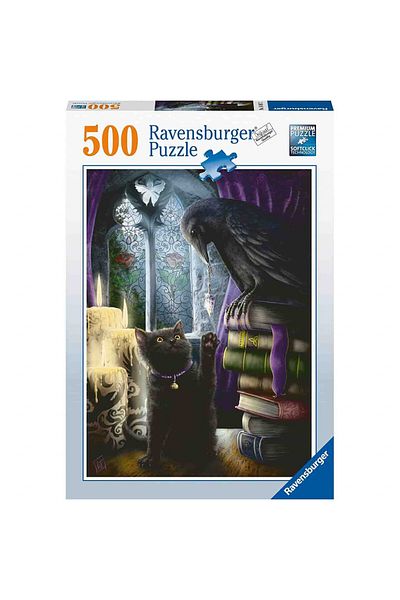 RAVENSBURGER Black Cat and Raven Puzzle, 500 Pieces