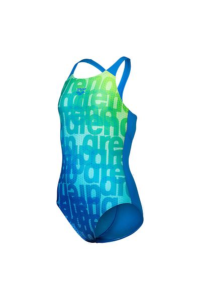 ARENA Multi Colors Swimsuit V Back Kids Blue Swimwear 009007808