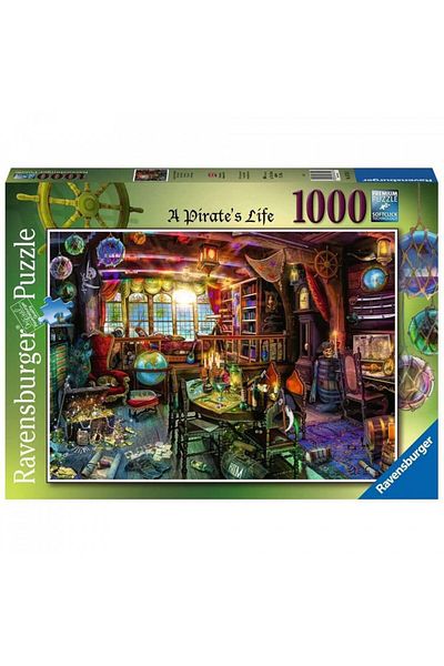 RAVENSBURGER PIRATE LIFE PUZZLE, 1000 PIECES