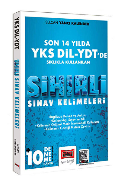 Yargı Yayınları YKS-Dil ve YDT İçin Son 14 Yılda Sıklıkla Kullanılan Sihirli ...