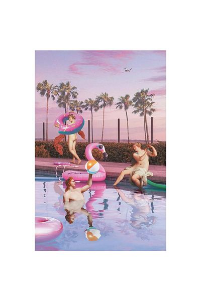 RAVENSBURGER Women at the pool puzzle 200 pieces