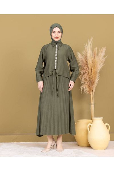 SAYRA Shawl Skirt Set