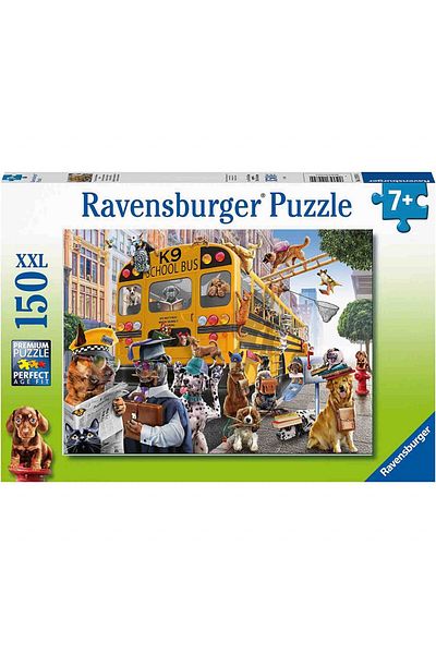 RAVENSBURGER Animal School Bus Puzzle, 150 Pieces
