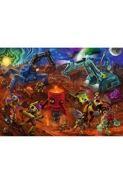 RAVENSBURGER Space Construction Puzzle, 60 Pieces