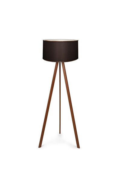 Hediyeler Kapında Kahverengi Ahşap Lambader