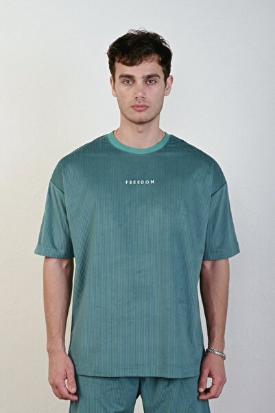 MARRAKECH Freedom Kadife Oversize Unisex T-Shirt