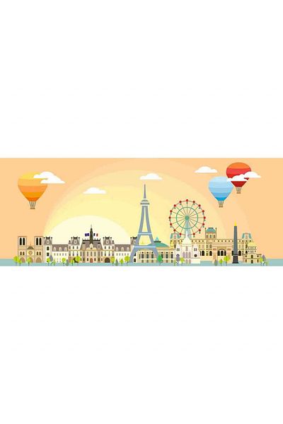 RAVENSBURGER Puzzle Panorama Paris, 1000 Piese