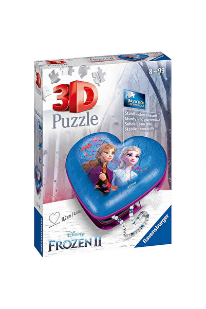 RAVENSBURGER Puzzle 3D Cutie Inima Frozen, 54 Piese