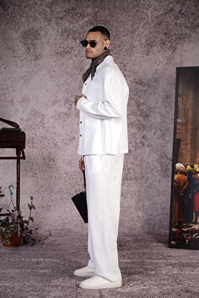 king brich Σετ πουκάμισο με κουμπωτό γιακά Gabardine Bottom Top