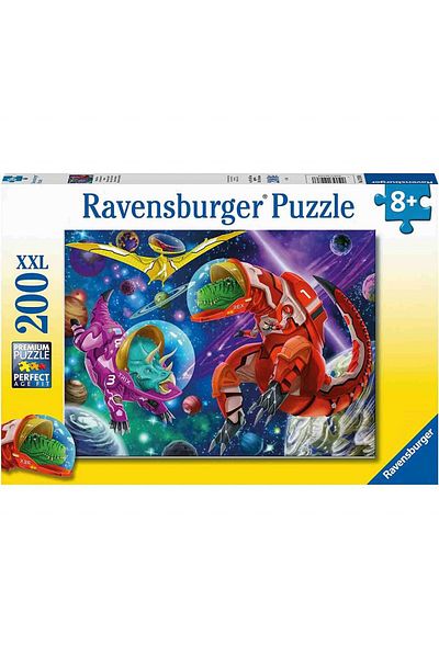 RAVENSBURGER Dinosaurs in Space Puzzle, 200 Pieces