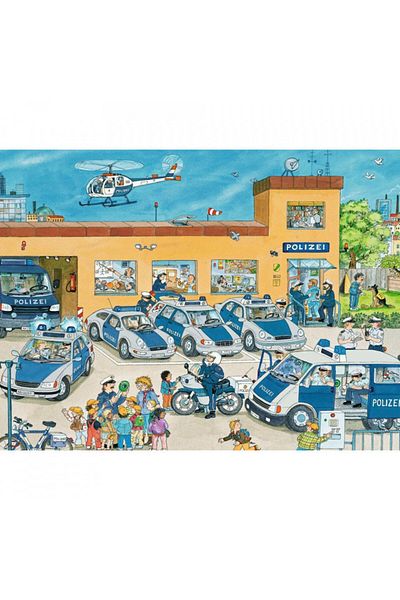 RAVENSBURGER Police Puzzle, 100 Pieces