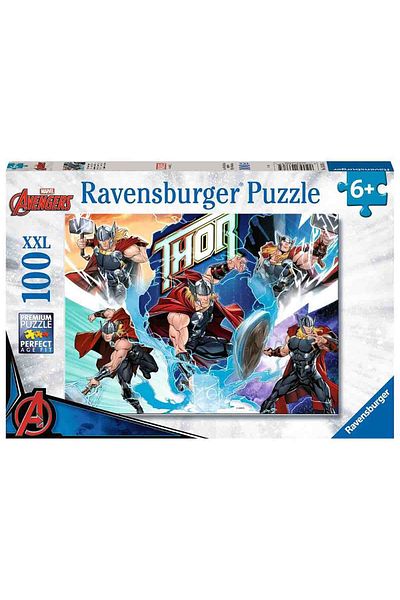 RAVENSBURGER Puzzle Avengers Thor, 100 Piese