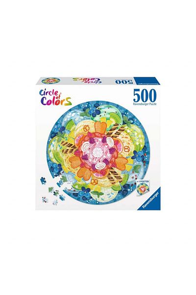 RAVENSBURGER Ice Cream Circle Puzzle, 500 Pieces