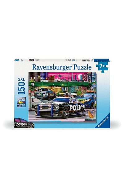 RAVENSBURGER Police on patrol puzzle 150 pieces