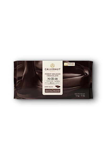 Callebaut 70-30-38 Ekstra Bitter Kuvertür Blok Çikolata 5 Kg