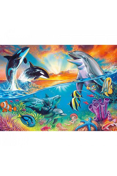 RAVENSBURGER Ocean Animals Puzzle, 200 Pieces
