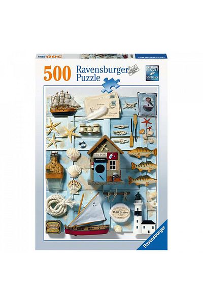 RAVENSBURGER Sailor Things Puzzle, 500 Pieces