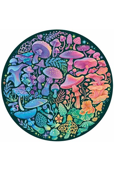 RAVENSBURGER Mushroom circle puzzle 500 pieces