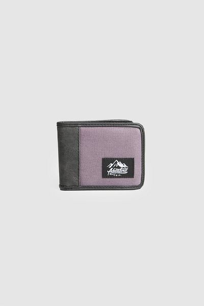 La La'Graccio Paris La'Graccio Paris Men's Linen Freeze Faux Leather Wallet Anthracite