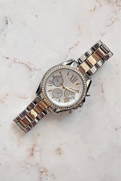 OQQO Cronus Gold Silver Cord Women Wrist Watch