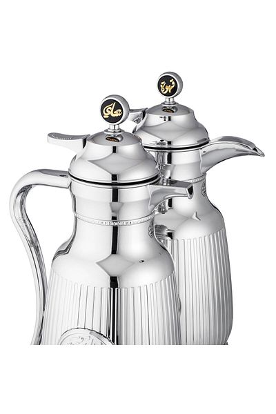 ALSAIF Asala Thermos Set 2 Pieces Chrome Color