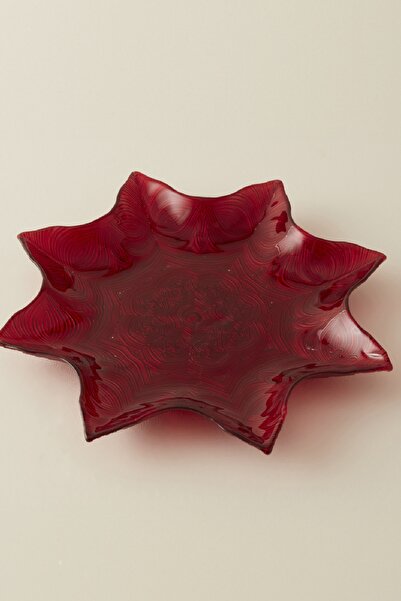 Karaca Home New Year Yılbaşı Angelic Dekoratif Tabak Kırmızı 32 cm