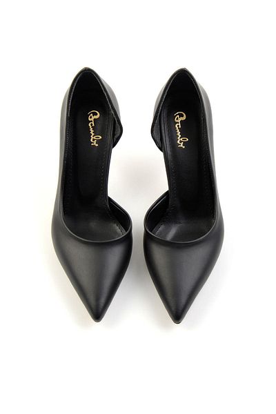 Bambi Pantofi cu toc clasici de damă negri K 01231363909