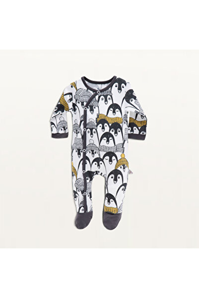 Ecocotton Baby Romper - 100% Organic Cotton, Anthracite Color