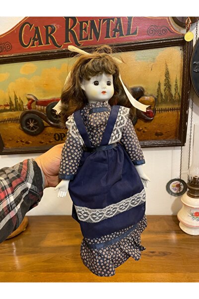ANTİKA AYAL Antika porselen bebek 40 cm