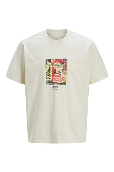 Jack & Jones Ανδρικό μπλουζάκι με στάμπα με λαιμόκοψη - 12273494