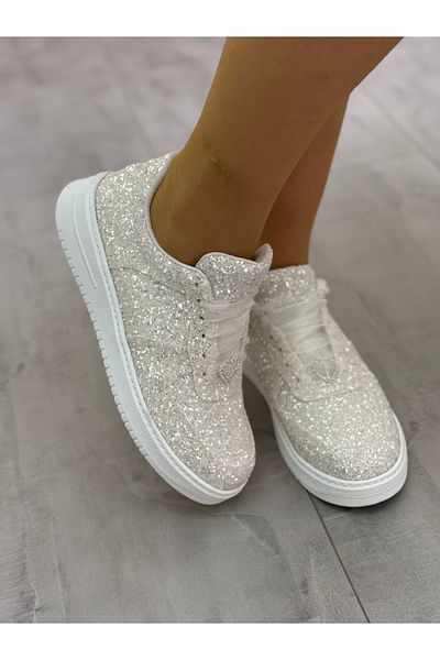 Stilo Very Sparkly Very Sparkly Calitate Talpă Plată Rochie De Seară De Damă Pantofi De Mireasă Sport