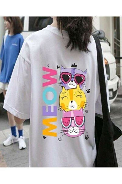 Minga London Tricou colorat Meow Cat Baytası