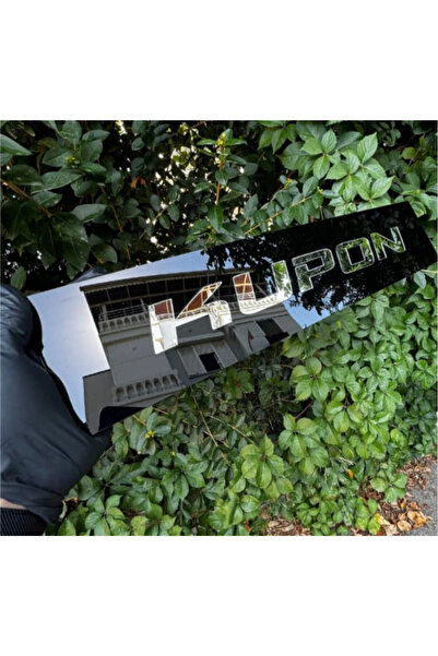 Yağmur Reklam Gümüş Renk Yazılı Kupon Dekor Pleksi Plaka