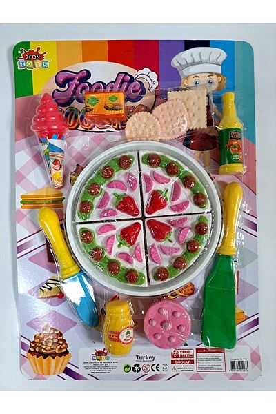FEN TOYS 15 Pieces Girls' Toys - Cake Set, Dollhouse Game, Kitchen, 32X43Cm