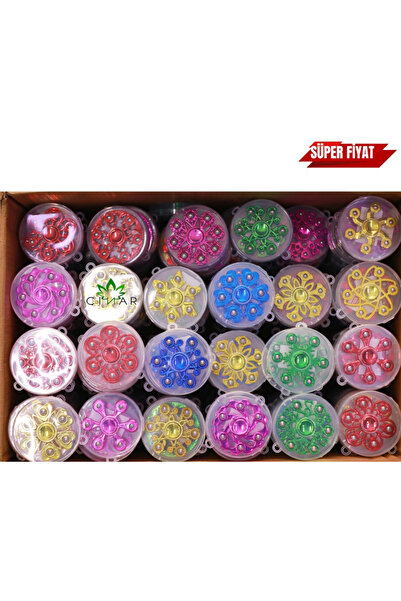 1000 çeşit hediye dünyası Metal bilyeli çelik stress çarkı 1 adet kutulu