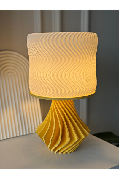 DREAM MODE ديكور ثلاثي الأبعاد بتصميم عصري عصري وجمالي، مصباح طاولة هندسي على...