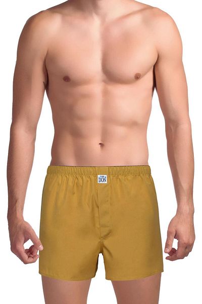 TheDon Το DON Poplin Ανδρικό Boxer Light Mustard