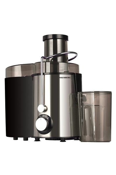 Hausberg Storcator De Fructe Si Legume Hb-7645, 600 W, 2 Viteze Turbo, Pulpa 1 L, Suc 550 Ml, Negru