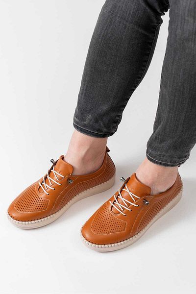 D&M DANİ&MARCA Pantofi de damă din piele naturală, pantofi casual de damă, pantofi pantofi de damă, șireturi din cauciuc
