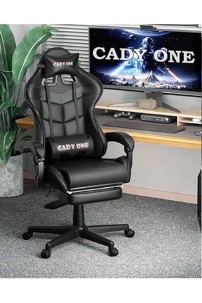 Cady One كرسي ألعاب بمسند ظهر جلدي قابل للتعديل ومسند رأس مريح
