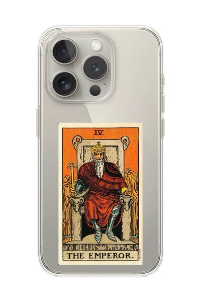 Dali Design iPhone 14 Pro Max Compatible Transparent Case the Emperor Designed