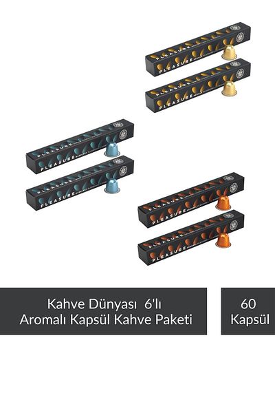 Kahve Dünyası Coffee World 6-Piece Flavored Capsule Coffee Set