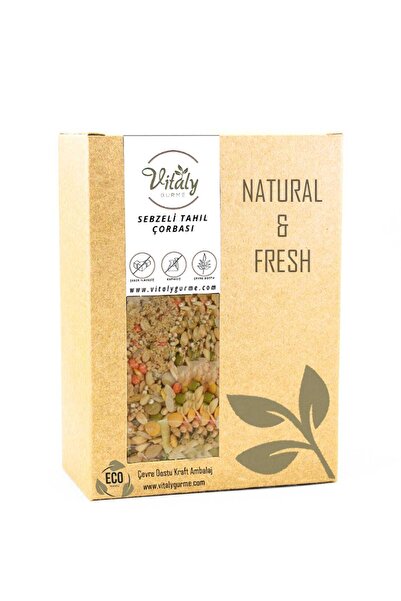 Vitaly Gurme Organik Doğal Sebzeli Tahıl Çorbası Karışımı 200g Çocuk Bebek Ek...