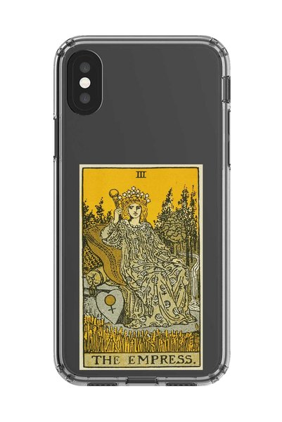 Dali Design حافظة شفافة متوافقة مع هاتف iPhone XS بتصميم Empress