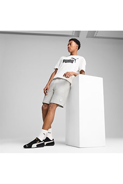 Puma Pantaloni scurți sport gri pentru bărbați ESSENTIALS ELEVATED - 690897 04