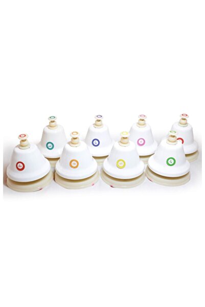 cagdaskids Ht8 Hand Bells - El Zili Seti , 8 notalı zil seti