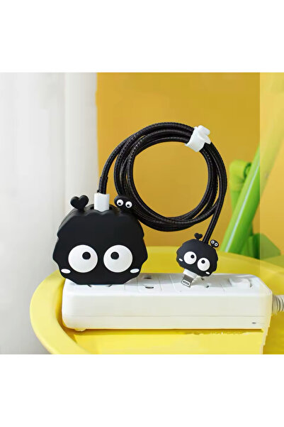 Go Aksesuar iPhone 18/20/25 W Şarj Cihazı Uyumlu 4 Parça Şarj Koruma Seti